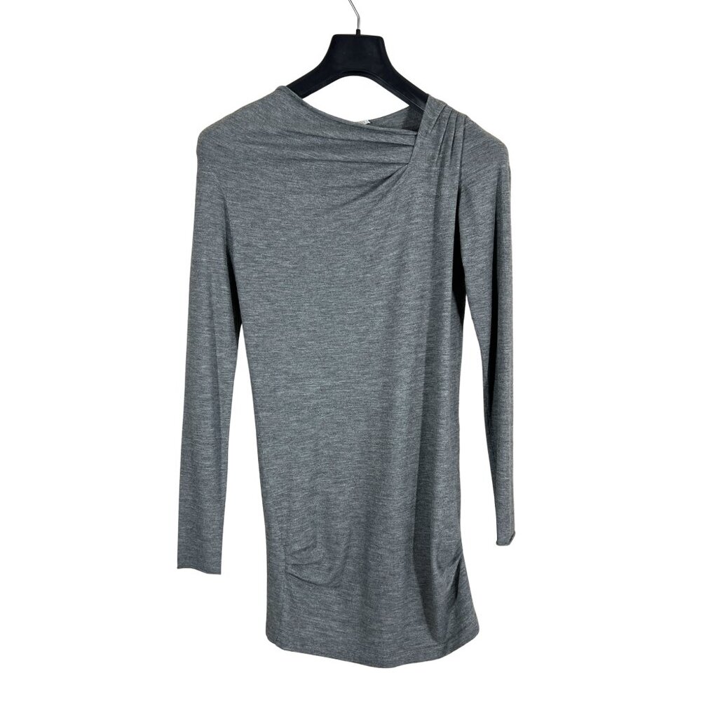 Brunello Cucinelli Italian Cashmere Long Sweater • Size L • Heather Gray